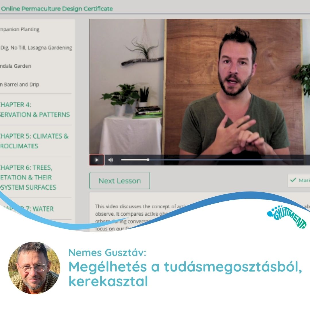 Nemes Gusztáv: Tudásgazdaság, megélhetés a tudásmegosztásból, kerekasztal
