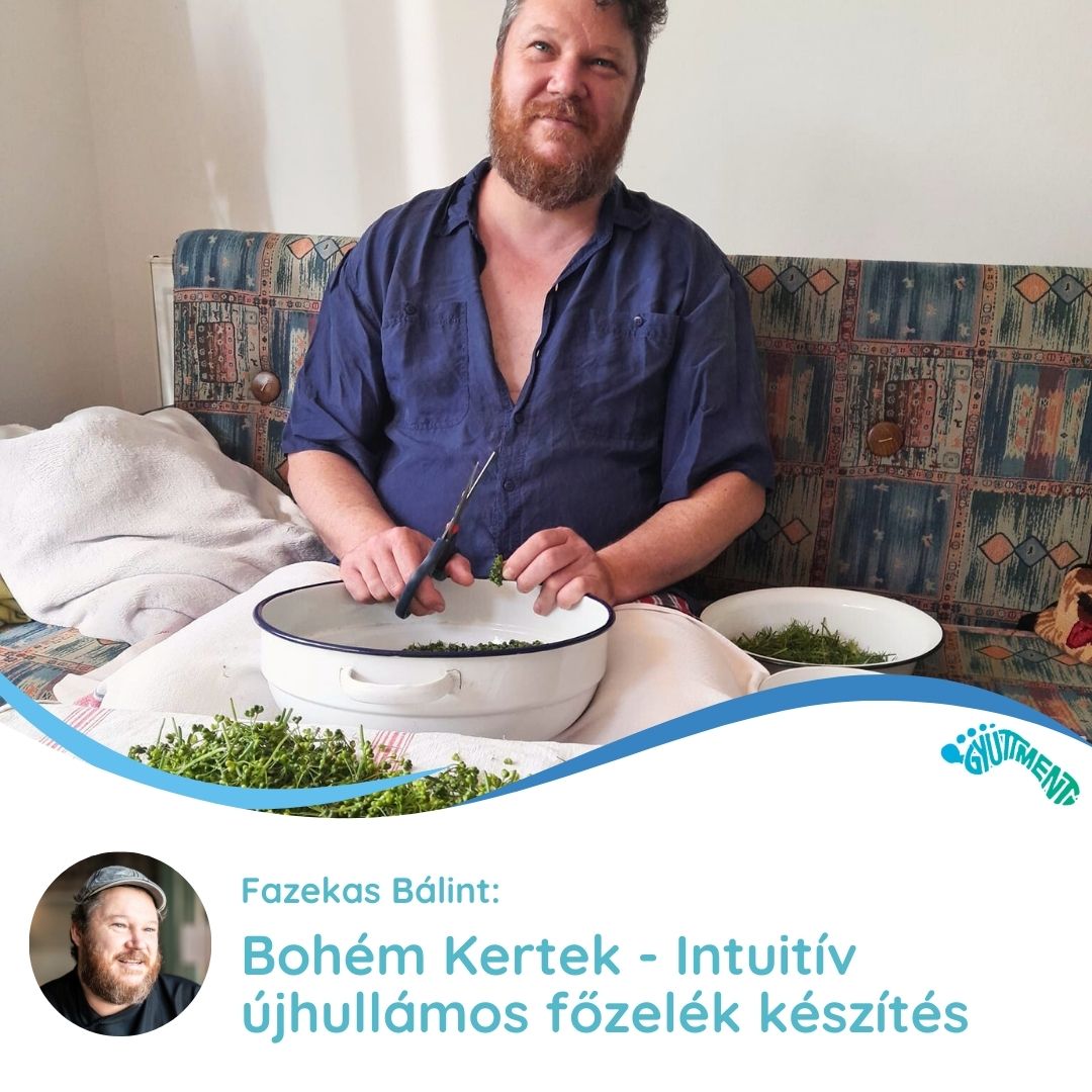 Fazekas Bálint: Bohém Kertek - Intuitív újhullámos főzelék készítés