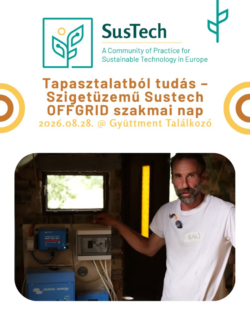 Ökologika Műhely: SusTech OFFGRID szakmai nap